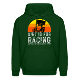 Dirt Is For Racing | FSR Merch | Adult Hoodie - forest green