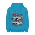 The Care Wagon | 2023 | Youth Hoodie - turquoise