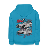 The Care Wagon | 2023 | Youth Hoodie - turquoise