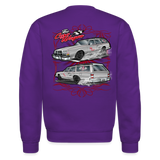 The Care Wagon | 2023 | Adult Crewneck Sweatshirt - purple