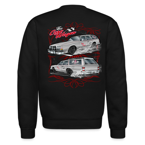 The Care Wagon | 2023 | Adult Crewneck Sweatshirt - black