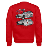 The Care Wagon | 2023 | Adult Crewneck Sweatshirt - red