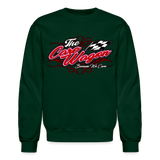 The Care Wagon | 2023 | Adult Crewneck Sweatshirt - forest green