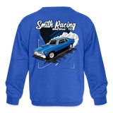 Smith Racing | 2023 | Youth Crewneck Sweatshirt - royal blue