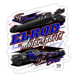 Elrod Motorsports | 2023 | Sticker 2 - white matte