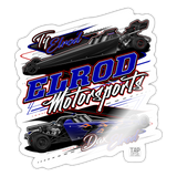 Elrod Motorsports | 2023 | Sticker 2 - white glossy