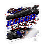 Elrod Motorsports | 2023 | Sticker 2 - transparent glossy