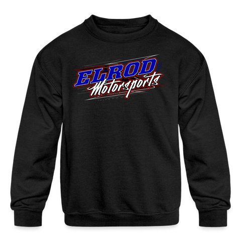 Elrod Motorsports | 2023 | Youth Crewneck Sweatshirt - black