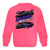 Elrod Motorsports | 2023 | Youth Crewneck Sweatshirt - neon pink