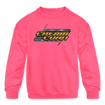 Larry Taylor | 2023 | Youth Crewneck Sweatshirt - neon pink