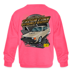 Larry Taylor | 2023 | Youth Crewneck Sweatshirt - neon pink