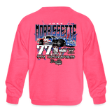 Joey Morrissette | 2023 | Youth Crewneck Sweatshirt - neon pink