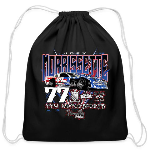 Joey Morrissette | 2023 | Cotton Drawstring Bag - black