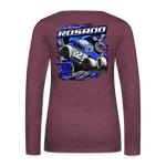 Jordan Rosado | 2023 | Women's LS T-Shirt - heather burgundy