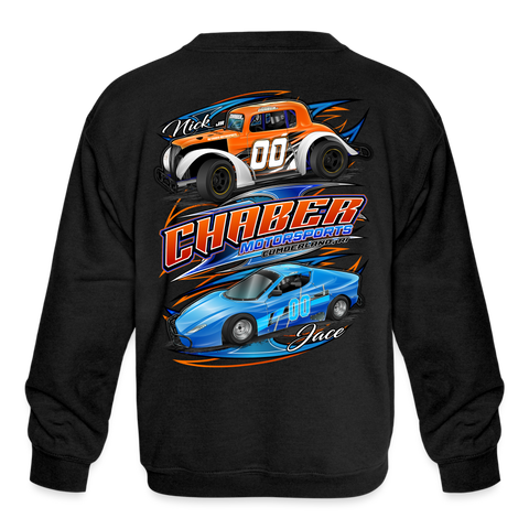 Chaber Motorsports | 2023 | Youth Crewneck Sweatshirt - black