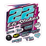 Eli Stokes | 2023 | Sticker 2 - white matte