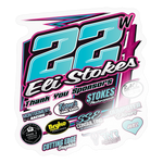 Eli Stokes | 2023 | Sticker 2 - transparent glossy