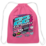 Eli Stokes | 2023 | Cotton Drawstring Bag - pink