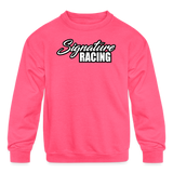 Kyle Hancock | 2023 | Youth Crewneck Sweatshirt - neon pink