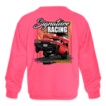 Kyle Hancock | 2023 | Youth Crewneck Sweatshirt - neon pink