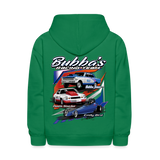 Bubba Jones | Bubba's Racing Team | Youth Hoodie - kelly green