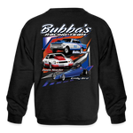 Bubba Jones | Bubba's Racing Team | Youth Crewneck Sweatshirt - black