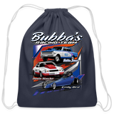 Bubba Jones | Bubba's Racing Team | Cotton Drawstring Bag - navy