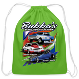 Bubba Jones | Bubba's Racing Team | Cotton Drawstring Bag - clover