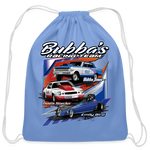 Bubba Jones | Bubba's Racing Team | Cotton Drawstring Bag - carolina blue