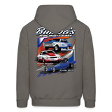 Bubba Jones | Bubba's Racing Team | Men's Hoodie - asphalt gray