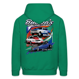 Bubba Jones | Bubba's Racing Team | Men's Hoodie - kelly green