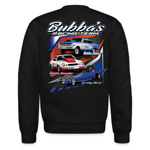 Bubba Jones | Bubba's Racing Team | Adult Crewneck Sweatshirt - black