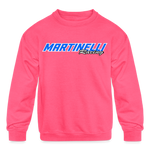 Mauritzio Martinelli | 2023 | Youth Crewneck Sweatshirt - neon pink