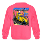 Mauritzio Martinelli | 2023 | Youth Crewneck Sweatshirt - neon pink