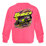 Billy Snider | 2023 | Youth Crewneck Sweatshirt - neon pink
