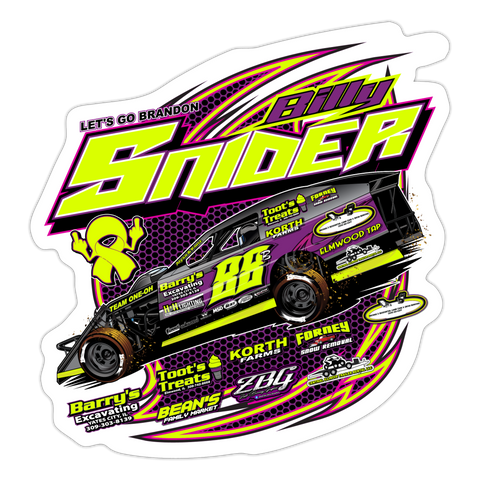 Billy Snider | 2023 | Sticker - white matte