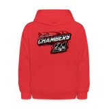 D & E Motorsports | 2023 | Youth Hoodie - red