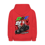 D & E Motorsports | 2023 | Youth Hoodie - red