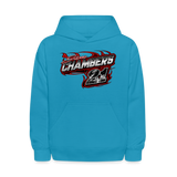 D & E Motorsports | 2023 | Youth Hoodie - turquoise