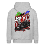 D & E Motorsports | 2023 | Men's Hoodie - heather gray