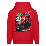 D & E Motorsports | 2023 | Men's Hoodie - red