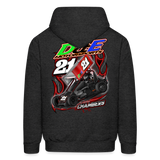 D & E Motorsports | 2023 | Men's Hoodie - charcoal grey