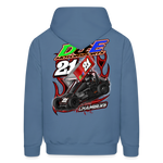 D & E Motorsports | 2023 | Men's Hoodie - denim blue