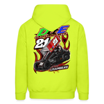 D & E Motorsports | 2023 | Men's Hoodie - safety green