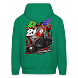 D & E Motorsports | 2023 | Men's Hoodie - kelly green