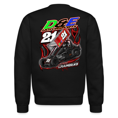 D & E Motorsports | 2023 | Adult Crewneck Sweatshirt - black