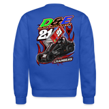 D & E Motorsports | 2023 | Adult Crewneck Sweatshirt - royal blue