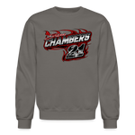 D & E Motorsports | 2023 | Adult Crewneck Sweatshirt - asphalt gray