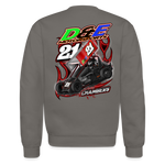 D & E Motorsports | 2023 | Adult Crewneck Sweatshirt - asphalt gray