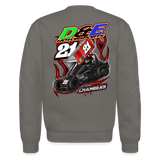 D & E Motorsports | 2023 | Adult Crewneck Sweatshirt - asphalt gray